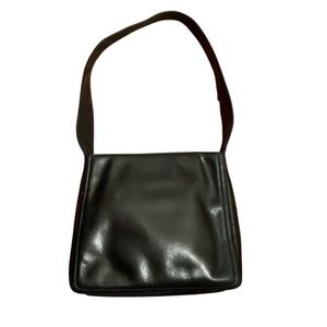 Mila Paoli Vintage Italian Made Leather Shoulder Bag